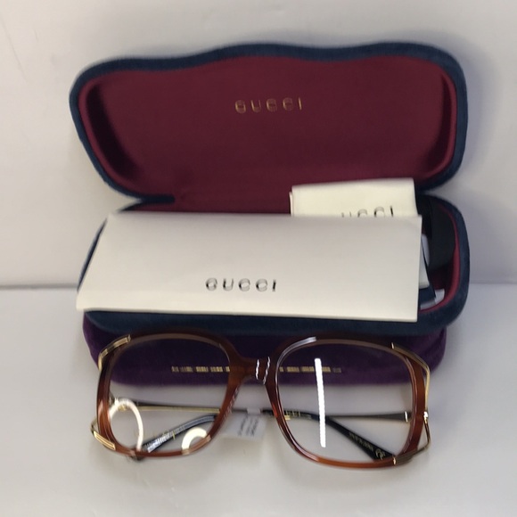 GUCCI GG0648O square-frame tortoiseshell optical glasses - Picture 11 of 14